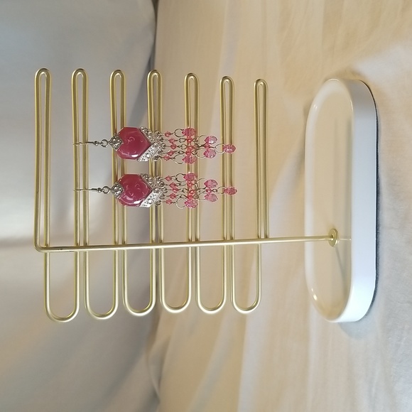 Pink & Silver Dangly Earrings - Picture 6 of 6